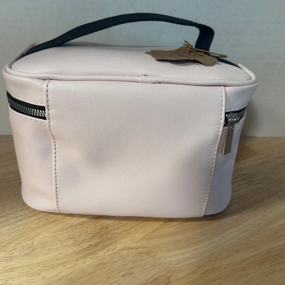 Rae Dunn Howdy Cosmetic Bag Pink Western Travel Makeup Organizer NWT New Cowgirl